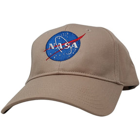 Armycrew NASA Insignia Logo Embroidered Low Profile Structured Cotton Twill Cap