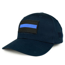 Armycrew USA One Thin Blue Flag Tactical Patch Structured Operator Baseball Cap