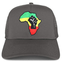 Armycrew RGY Fist Africa Map Patch Structured Trucker Mesh Cap