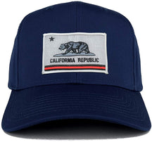 Armycrew California Thin Red Line Flag Patch Structured Baseball Cap