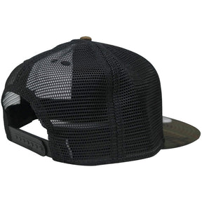 Camo Pattern Premium Snapback Flat Bill Mesh Back Trucker Baseball Cap