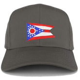 Armycrew XXL Oversize New Ohio State Flag Patch Adjustable Baseball Cap