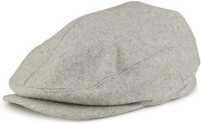 Plain Wool Blend Fitted Duck Bill Winter Ivy Cap