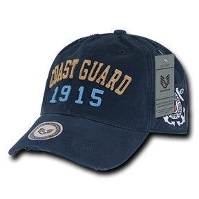 Armycrew Military Vintage Destroyed Washed Cotton Unstructured Baseball Cap