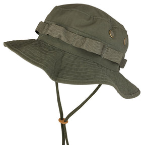 Armycrew Ripstop Tear Resistant Cotton Jungle Boonie Cap with Chin Strap