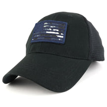 Armycrew USA Navy Flag Tactical Patch Cotton Adjustable Trucker Cap