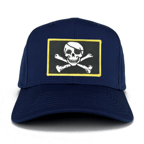 Jolly Rogers Military Skull Embroidered Iron on Patch Adjustable Baseball Cap