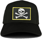 Jolly Rogers Military Skull Embroidered Iron on Patch Adjustable Baseball Cap