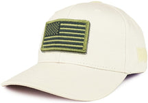 Armycrew USA Olive Flag Tactical Patch Structured Operator Baseball Cap- ACU