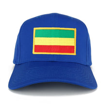 Green, Yellow and Red Rasta Flag Embroidered Iron on Patch Adjustable Baseball Cap