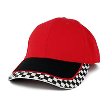 MC Racing Flag Low Profile Structured Cotton Twill Baseball Cap