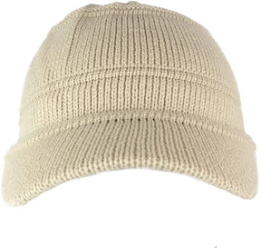 Armycrew Army Style Acrylic Cadet Winter Beanie Hat with Visor