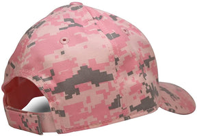 Low Profile US American Flag Patch Camo Cap - PKD - Thin Red
