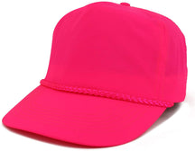 Armycrew 5 Panel Neon Color Nylon Crinkle Cap with Rope Band