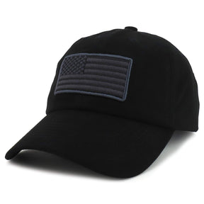Armycrew USA Flag Embroidered Washed Cotton Unstructured Baseball Cap