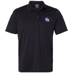Mens NASA I Need My Space Meatball Embroidered Poly Jersey Sport Shirt