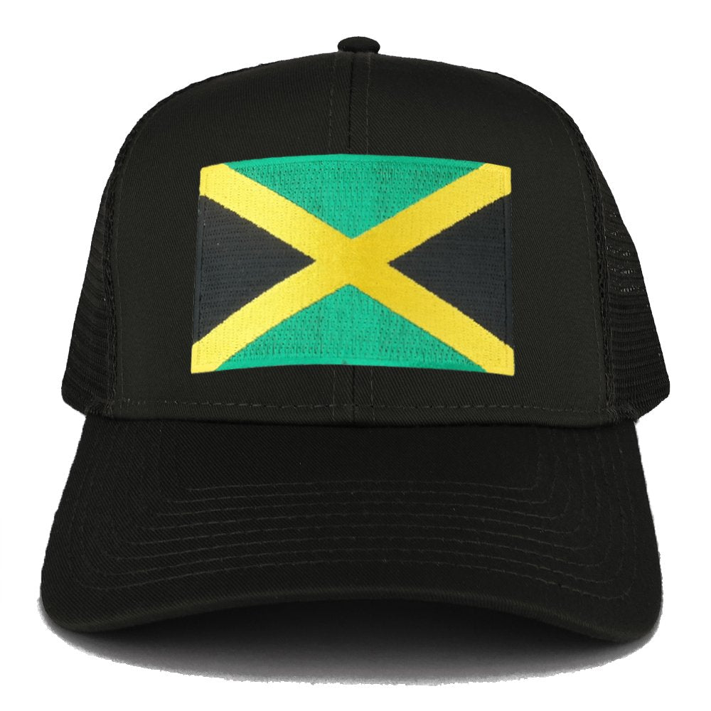 XXL California Flag Trucker Hat - Oversize Mesh Back Baseball Cap With Iron-On Patch, Black - View #7