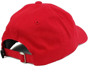 Thin Red Line Embroidered USA Flag Soft Fit Washed Cotton Baseball Cap