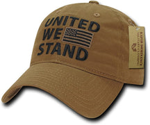 Polo Style UNITED WE STAND Embroidered USA Cap
