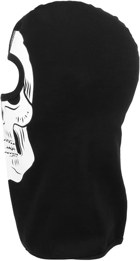 Armycrew Skull Face Printed One Hole 100% Cotton Balaclava Neck Gaiter Mask