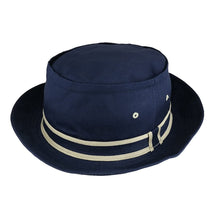 Armycrew Cotton Twill Fisherman Roll Up Bucket Hat with Stripe Band