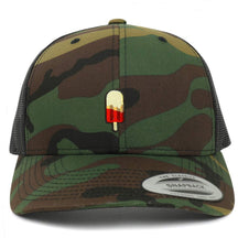 Armycrew Popsicle Embroidered Patch Snapback Mesh Trucker Cap