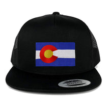 Armycrew Oversize XXL New Colorado State Flag Patch 5 Panel Snapback Mesh Cap