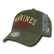 Armycrew Military Vintage Destroyed Washed Cotton Unstructured Baseball Cap