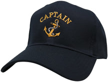 Armycrew Captain Anchor Logo Embroidered Plain Baseball Cap