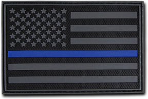 American USA Flag Extremely Durable 3D Rubber Patch with Hook Backing