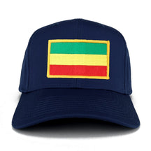 Green, Yellow and Red Rasta Flag Embroidered Iron on Patch Adjustable Baseball Cap