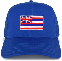 Armycrew New Hawaii Home State Flag Embroidered Patch Mesh Trucker Cap