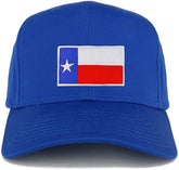 Armycrew New Texas Home State Flag Embroidered Patch Adjustable Baseball Cap - Royal