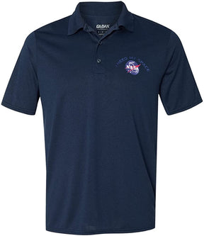 Mens NASA I Need My Space Meatball Embroidered Poly Jersey Sport Shirt