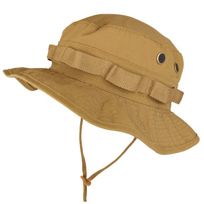 Armycrew Ripstop Tear Resistant Cotton Jungle Boonie Cap with Chin Strap