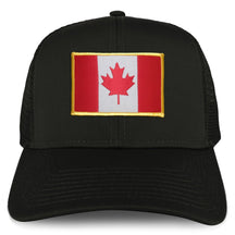 Armycrew XXL Oversize Canada Flag Iron On Patch Mesh Back Trucker Baseball Cap