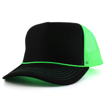 Armycrew High Crown Foam Front Neon Mesh Back Trucker Cap