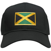 Jamaica Embroidered Flag Iron On Patch Gold Border Snapback Baseball Cap