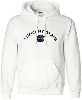 Men's I Need My Space NASA Embroidered Heavy Blend Hooded Sweatshirt