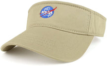 Armycrew NASA Insignia Logo Embroidered Cotton Adjustable Visor Cap