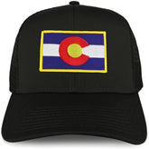Armycrew XXL Oversize Colorado Flag Iron On Patch Mesh Back Trucker Baseball Cap
