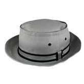 Armycrew Cotton Twill Fisherman Roll Up Bucket Hat with Stripe Band