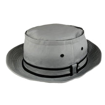 Armycrew Cotton Twill Fisherman Roll Up Bucket Hat with Stripe Band