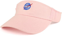 Armycrew NASA Insignia Logo Embroidered Cotton Adjustable Visor Cap