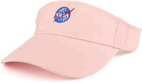 Armycrew NASA Insignia Logo Embroidered Cotton Adjustable Visor Cap