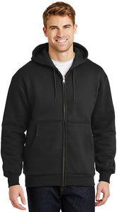 Armycrew Men's Heavyweight Full Zip Hoodie with Thermal Lining