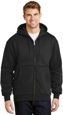 Armycrew Men's Heavyweight Full Zip Hoodie with Thermal Lining