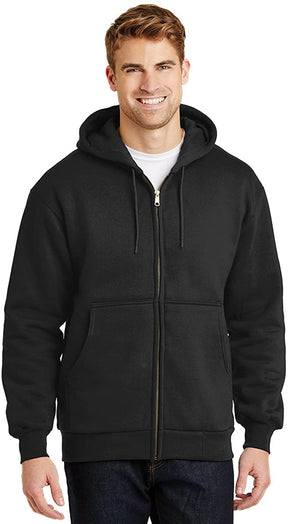 Armycrew Men's Heavyweight Full Zip Hoodie with Thermal Lining