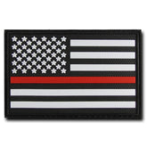 American USA Flag Extremely Durable 3D Rubber Patch with Hook Backing