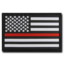 American USA Flag Extremely Durable 3D Rubber Patch with Hook Backing